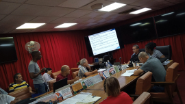 Chequea Presidente del Instituto Nacional de Recursos Hidráulicos marcha de programas en Santiago de Cuba