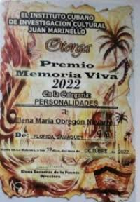 Entregan en Santiago de Cuba Premio Memoria Viva 2022