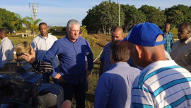 Díaz-Canel visita centros económicos y sociales en Matanzas