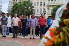 Rinden tributo a los ocho estudiantes de Medicina