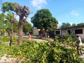 Continúa la preparación para las probables lluvias en Santiago de Cuba