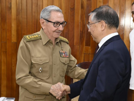 Recibió Raúl a alto dirigente partidista chino