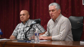 Preside Díaz-Canel reunión de chequeo en La Habana