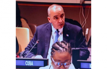Reafirmó Cuba en ONU derecho al desarrollo