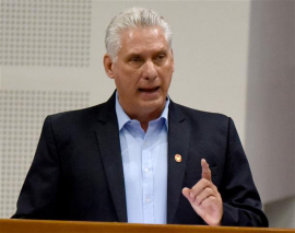 Destaca presidente cubano logros de la revolución en 65 años