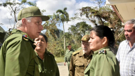 Díaz-Canel chequea acciones de recuperación en Artemisa