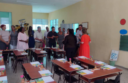 Constatan preparativos del curso escolar en Ciego de Ávila