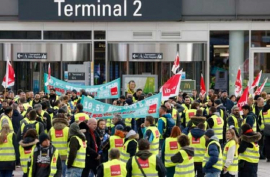 Empleados ferroviarios alemanes se unen a protestas de agricultores