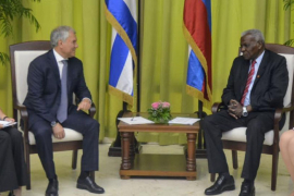 Sostienen conversaciones oficiales Esteban Lazo y Vyacheslav Volodin