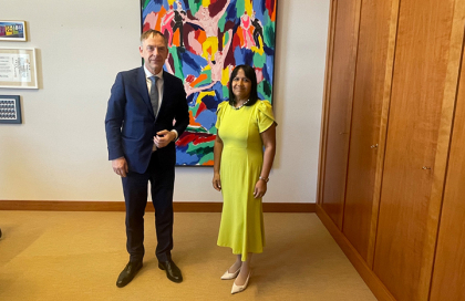 Visita Alemania viceministra de Relaciones Exteriores de Cuba