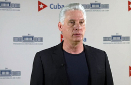 Presidente cubano hace pública condena al genocidio en Gaza