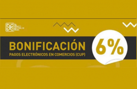 Modifican aplicación de la bonificación a los pagos en línea