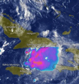 Predominio de nublados sobre el oriente cubano