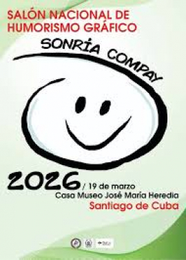 En Santiago de Cuba, Oniel Lerou García, premio único del Salón Nacional de Humorismo  Gráfico "Sonría, Compay"