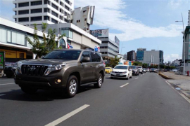 Caravana contra bloqueo de EEUU a Cuba recorre calles de Panamá