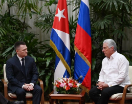 Recibió Díaz-Canel a Fiscal General de la Federación de Rusia