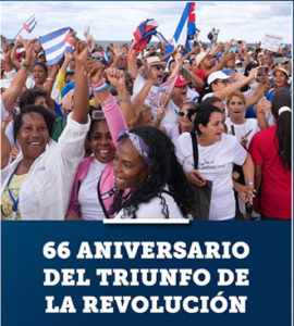 Presidente cubano agradece mensajes por aniversario 66 de la Revolución