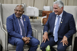 Sostiene Díaz Canel encuentros con dignatarios en Sudáfrica