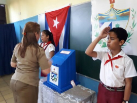 Pioneros custodiarán las urnas en elecciones en Cuba
