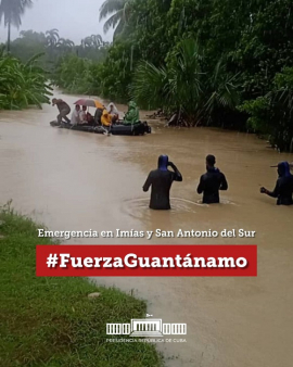 Tormenta tropical Oscar abandona Cuba y deja saldo de seis fallecidos en Guantánamo