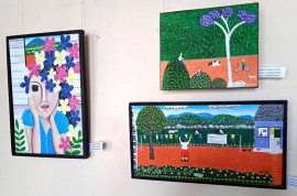 Cuatro mujeres en ciudad de Cuba apuestan por arte naif