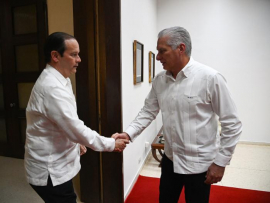 Recibe Díaz-Canel a Canciller de Panamá
