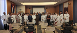 Delegación de Cuba en Qatar dialogó con profesionales de la salud