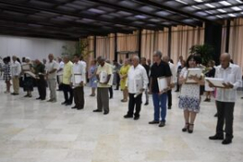 Homenaje a una entrega total a la labor partidista