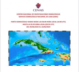 Sismo perceptible en Santiago de Cuba