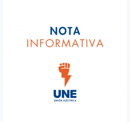 Empresa Eléctrica anuncia trabajos de mantenimiento y tiro de fibra óptica en la Línea 110 kv