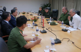 Recibió Marrero Cruz al Ministro de Seguridad Pública de Vietnam