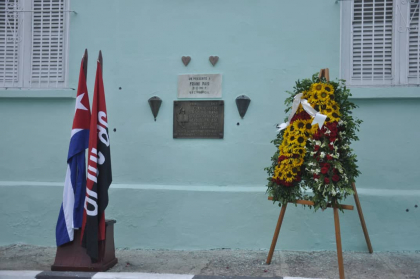 Homenaje a Frank y a los mártires de la Revolución en Santiago de Cuba