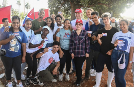 Protagonizó juventud cubana jornada productiva en Artemisa