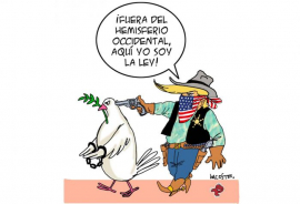 La única amenaza contra la paz en la región la ejerce el Gobierno de Estados Unidos