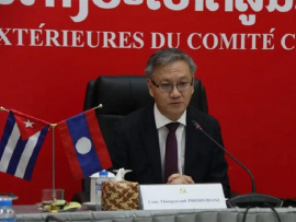 Destacan diálogo entre dirigentes partidistas de Laos y Cuba