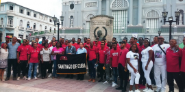 Abanderan a las Avispas de Santiago de Cuba