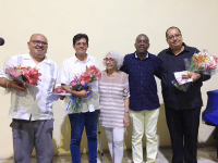En Santiago de Cuba reciben tres mexicanos la Placa de Reconocimiento Heredia