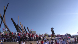 Santiago de fiesta proletaria