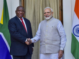 Revisan India y Sudáfrica progreso de relaciones bilaterales