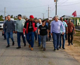 En Pinar del Río, presidente cubano