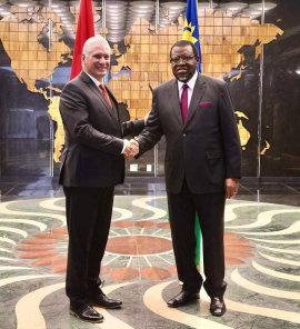 Cuba lamenta fallecimiento de presidente namibio, Hage G. Geingob