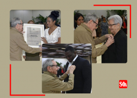 Cuba condecora a Omara Durand, Gladys Bejerano y Mijaín López por su contribución a la patria