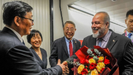Llegó a China Primer Ministro de Cuba, en visita oficial
