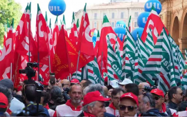 Marchas en toda Italia por el Día de los Trabajadores