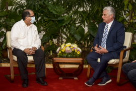 Recibe Díaz-Canel al Director Regional para América Latina y el Caribe del PNUD