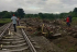 Laboran para restablecer el tramo de la Vía Central del ferrocarril que da acceso a Santiago de Cuba
