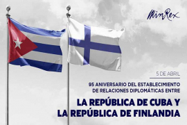 Celebran Cuba y Finlandia aniversario de relaciones diplomáticas