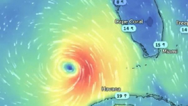 Idalia se adentra al sudeste del golfo de México