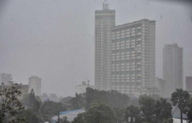 Notables acumulados de lluvia en provincias occidentales