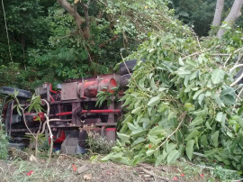 Accidente masivo en Songo-La Maya